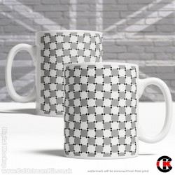 Optical Illusion Mug Collection, no curves here, just straight stuff - Design G (11oz Mug) Optical Illusion Mug Collection, no curves here, just straight stuff - Design G (11oz Mug)