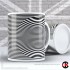 Optical Illusion Mug Collection, More Straight lines and Curves - Design Q (11oz Mug)