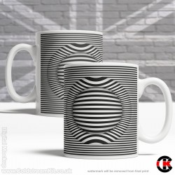 Optical Illusion Mug Collection, More Straight lines and Curves Part 2 - Design R (11oz Mug) Optical Illusion Mug Collection, More Straight lines and Curves Part 2 - Design R (11oz Mug)
