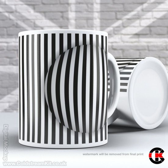 Optical Illusion Mug Collection, More Straight lines and Curves Part 3 - Design S (11oz Mug)