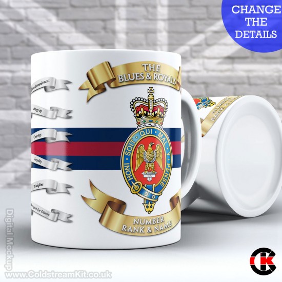 Personalised Mug, Blues and Royals (11oz Mug)