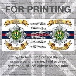 Personalised Mug, Scots Guards (11oz Mug) Personalised Mug, Scots Guards (11oz Mug)