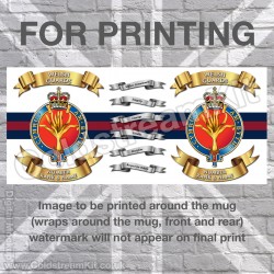 Personalised Mug, Welsh Guards (11oz Mug) Personalised Mug, Welsh Guards (11oz Mug)