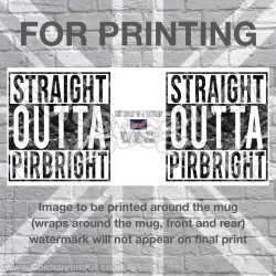 Straight Outta Pirbright, A Veterans Story (Retro/Vintage) Mug (11oz Mug) Straight Outta Pirbright, A Veterans Story (Retro/Vintage) Mug (11oz Mug)