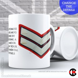 Guards Tunic Rank Mug, (LCpl) Lance Corporal, FREE Personalisation (11oz Mug) Guards Tunic Rank Mug, (LCpl) Lance Corporal, FREE Personalisation (11oz Mug)