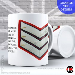 Guards Tunic Rank Mug, (LSgt) Lance Sergeant, FREE Personalisation (11oz Mug) Guards Tunic Rank Mug, (LSgt) Lance Sergeant, FREE Personalisation (11oz Mug)