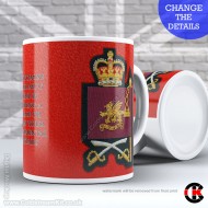 Guards Tunic Rank Mug, (WO2) Warrant Officer, Welsh Guards FREE Personalisation (11oz Mug) Guards Tunic Rank Mug, (WO2) Warrant Officer, Welsh Guards FREE Personalisation (11oz Mug)