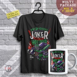 Multi-Package (save over £5) Joker, Hot Rod (Mug & T-Shirt Package) 20% off!