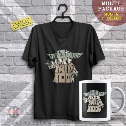 Multi-Package (save over £5) Baby Yoda, Calligram (Mug & T-Shirt Package) 20% off! Multi-Package (save over £5) Baby Yoda, Calligram (Mug & T-Shirt Package) 20% off!