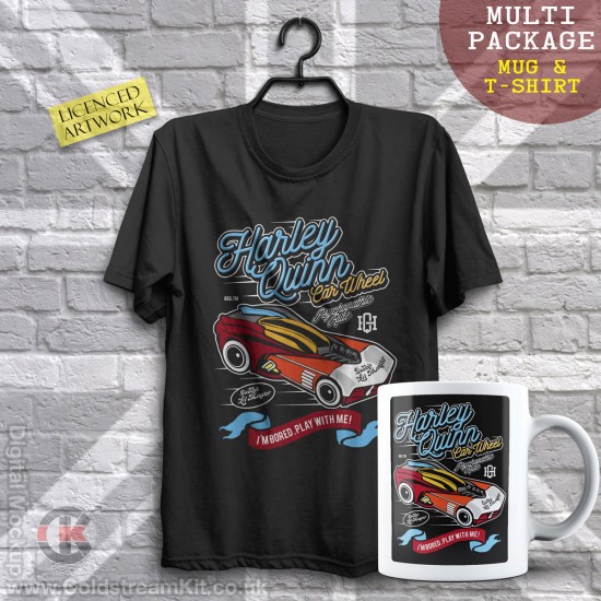 Multi-Package (save over £5) Harley Quinn Mobile (Mug & T-Shirt Package) 20% off!