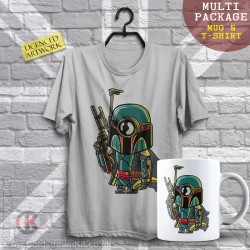 Multi-Package (save over £5) Boba Fett Minion, Mashup (Mug & T-Shirt Package) 20% off! Multi-Package (save over £5) Boba Fett Minion, Mashup (Mug & T-Shirt Package) 20% off!