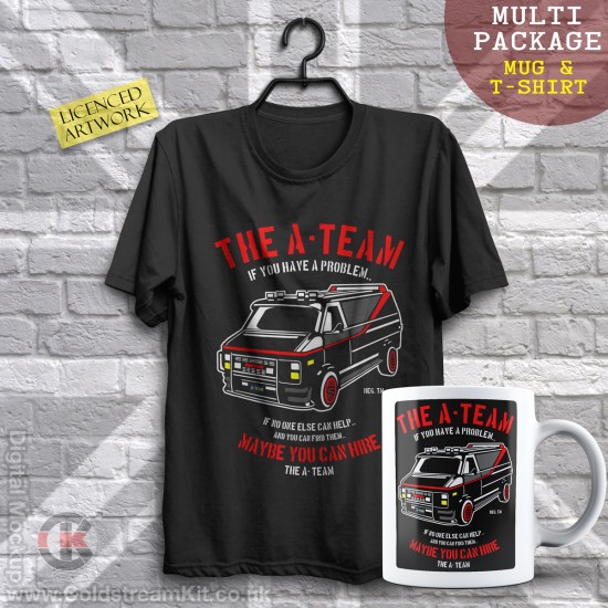 Multi-Package (save over £5) The A Team (Mug & T-Shirt Package) 20% off!