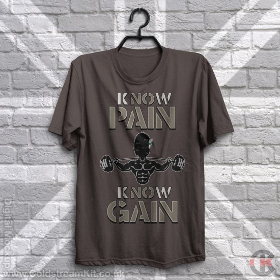 No Pain, No Gain T-Shirt (Welsh Guards)