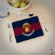 Grenadier Guards (Grenade) Blue Red Blue Hardwood Placemats (3 sizes available)
