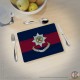 Irish Guards Blue Red Blue Hardwood Placemats (3 sizes available)