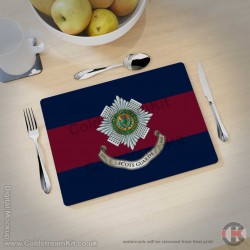 Scots Guards Blue Red Blue Hardwood Placemats (3 sizes available)