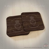 Household Cavalry Hardwood Coasters, Square or Round, 4 Wood Effects Available Household Cavalry Hardwood Coasters, Square or Round, 4 Wood Effects Available