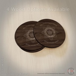 Household Division Hardwood Coasters, Square or Round, 4 Wood Effects Available Household Division Hardwood Coasters, Square or Round, 4 Wood Effects Available