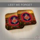 Grenadier Guards (Cypher) 'Lest We Forget' Hardwood Coasters, Square or Round, Poppies Design