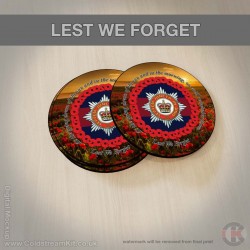Household Division 'Lest We Forget' Hardwood Coasters, Square or Round, Poppies Design Household Division 'Lest We Forget' Hardwood Coasters, Square or Round, Poppies Design