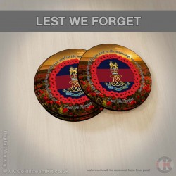 Life Guards 'Lest We Forget' Hardwood Coasters, Square or Round, Poppies Design Life Guards 'Lest We Forget' Hardwood Coasters, Square or Round, Poppies Design