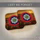 Scots Guards 'Lest We Forget' Hardwood Coasters, Square or Round, Poppies Design