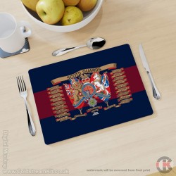 Scots Guards Battle Honours Hardwood Placemats (3 sizes available)
