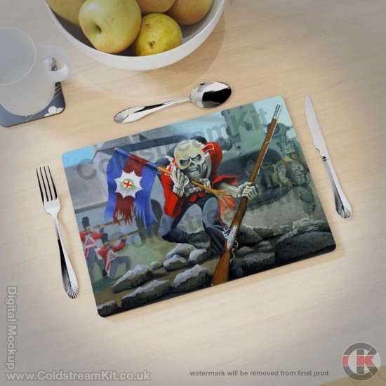 Coldstream Guards Trooper Design Hardwood Placemats (3 sizes available)