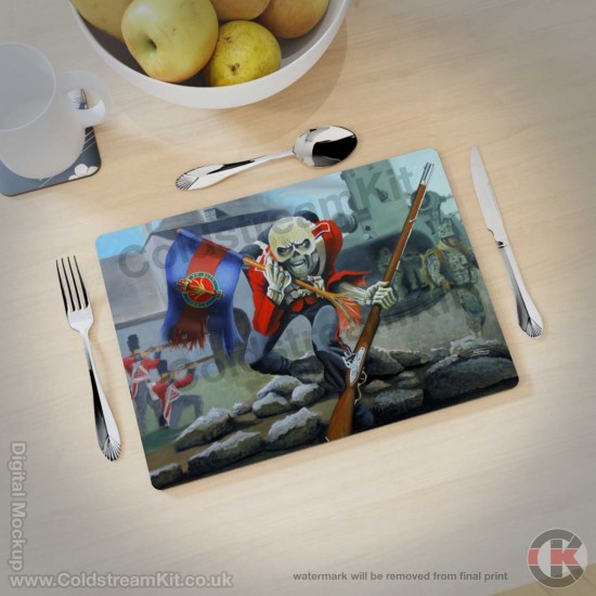 Welsh Guards Trooper Design Hardwood Placemats (3 sizes available)