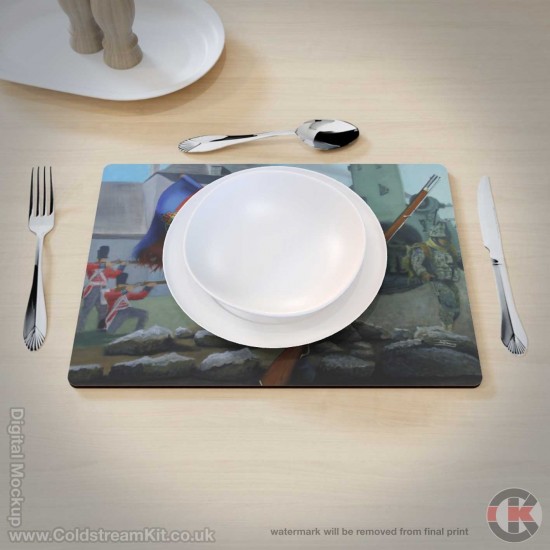 Welsh Guards Trooper Design Hardwood Placemats (3 sizes available)