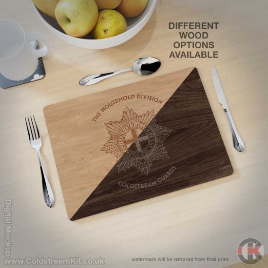 Coldstream Guards Hardwood Placemats, 4 Wood Effects & 3 Sizes Available