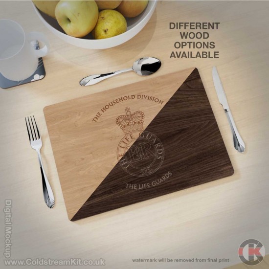Life Guards Hardwood Placemats, 4 Wood Effects & 3 Sizes Available