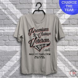 Premium Vintage Veteran T-Shirt (Change the Year) Premium Vintage Veteran T-Shirt (Change the Year)