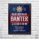 Poster Print, BlueRedBlue Banter, A4, A3, A2 Framed or Unframed Poster Print, BlueRedBlue Banter, A4, A3, A2 Framed or Unframed