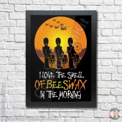 Poster Print, I love the Smell of Beeswax (Drummers), A4, A3, A2 Framed or Unframed Poster Print, I love the Smell of Beeswax (Drummers), A4, A3, A2 Framed or Unframed