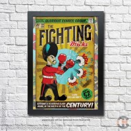 Poster Print, Fighting Guards, Irish Guards, A4, A3, A2 Framed or Unframed Poster Print, Fighting Guards, Irish Guards, A4, A3, A2 Framed or Unframed