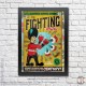 Poster Print, Fighting Guards, Irish Guards, A4, A3, A2 Framed or Unframed