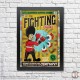 Poster Print, Fighting Guards, Scots Guards, A4, A3, A2 Framed or Unframed