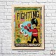 Poster Print, Fighting Guards, Welsh Guards, A4, A3, A2 Framed or Unframed