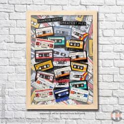 Poster Print, Guards Depot Greatest Hits, A4, A3, A2 Framed or Unframed Poster Print, Guards Depot Greatest Hits, A4, A3, A2 Framed or Unframed