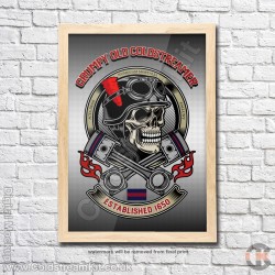 Poster Print, Grumpy Old Coldstreamer, Coldstream Guards, A4, A3, A2 Framed or Unframed Poster Print, Grumpy Old Coldstreamer, Coldstream Guards, A4, A3, A2 Framed or Unframed