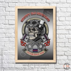 Poster Print, Grumpy Old Grenadier, Grenadier Guards, A4, A3, A2 Framed or Unframed Poster Print, Grumpy Old Grenadier, Grenadier Guards, A4, A3, A2 Framed or Unframed