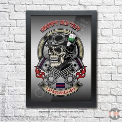 Poster Print, Grumpy Old Taff, Welsh Guards, A4, A3, A2 Framed or Unframed Poster Print, Grumpy Old Taff, Welsh Guards, A4, A3, A2 Framed or Unframed