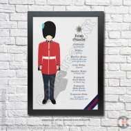 Poster Print, Irish Guards Regimental Information, A4, A3, A2 Framed or Unframed Poster Print, Irish Guards Regimental Information, A4, A3, A2 Framed or Unframed
