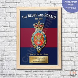 Poster Print, Blues and Royals, A4, A3, A2 Framed or Unframed Poster Print, Blues and Royals, A4, A3, A2 Framed or Unframed