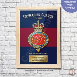 Poster Print, Grenadier Guards (Cypher), A4, A3, A2 Framed or Unframed Poster Print, Grenadier Guards (Cypher), A4, A3, A2 Framed or Unframed