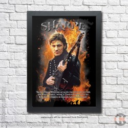 Poster Print, Sharpe, Coldstream Guards, A4, A3, A2 Framed or Unframed Poster Print, Sharpe, Coldstream Guards, A4, A3, A2 Framed or Unframed