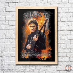 Poster Print, Sharpe, Coldstream Guards, A4, A3, A2 Framed or Unframed Poster Print, Sharpe, Coldstream Guards, A4, A3, A2 Framed or Unframed