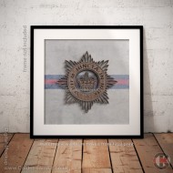Square Poster Print, The Household Division Insignia, Wooden Insignia Effect Print, 3 sizes Square Poster Print, The Household Division Insignia, Wooden Insignia Effect Print, 3 sizes