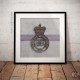 Square Poster Print, The Life Guards Insignia, Wooden Insignia Effect Print, 3 sizes